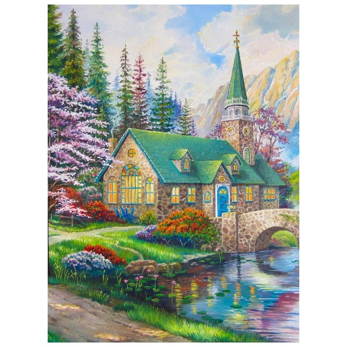 By the lake - Paint By Numbers Kit