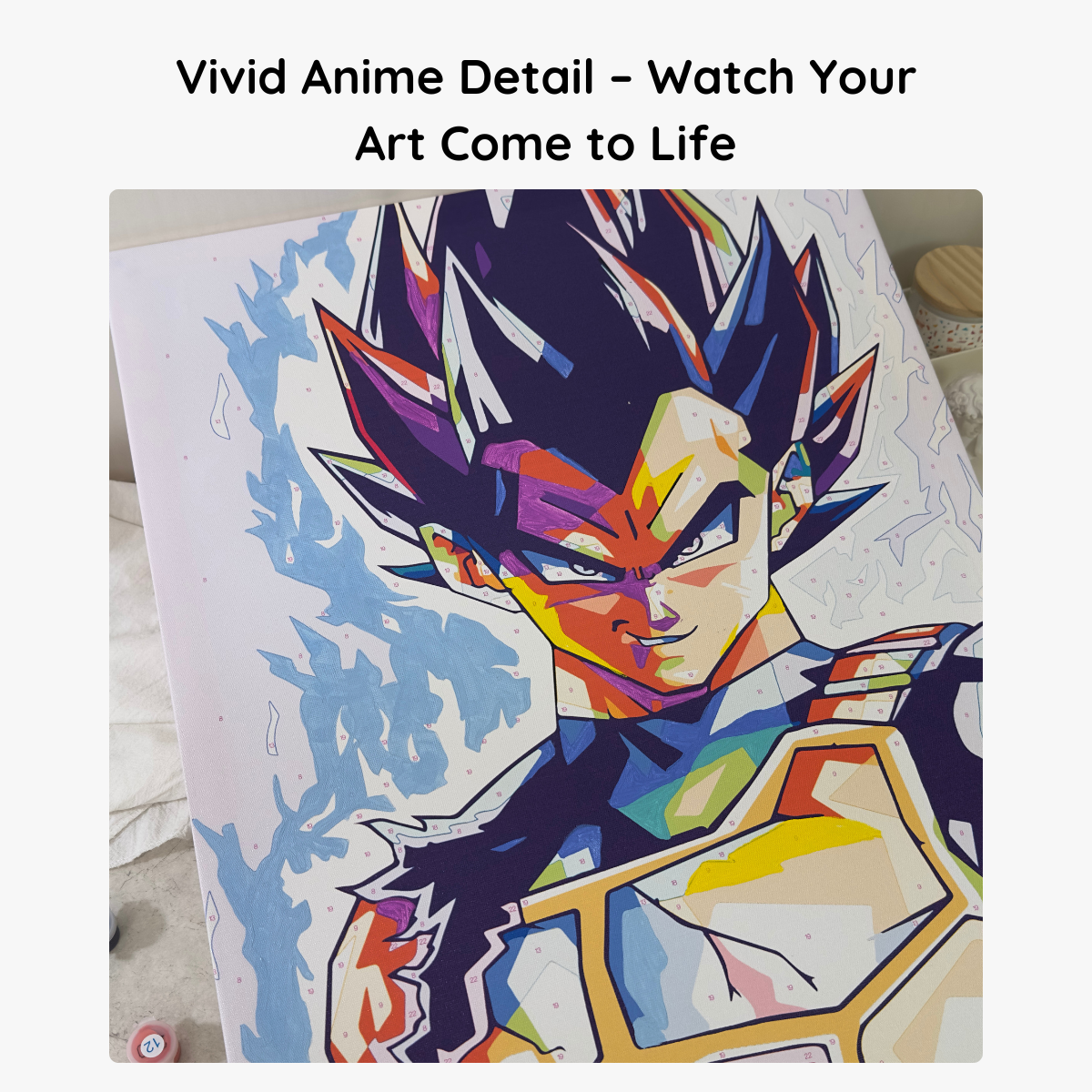 Dragon Ball Z: Goku Super Saiyan Blue - Anime Paint By Numbers Kit-Oenart™