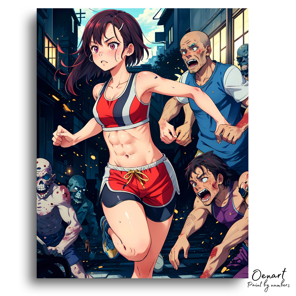Zom 100: Mikazuki Shizuka - Anime Painting Set