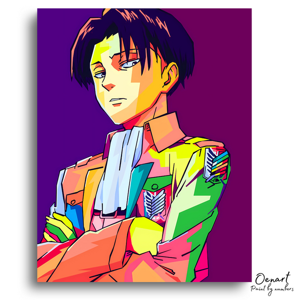 Attack on Titan: Levi Pop Art - Anime Diamond Painting