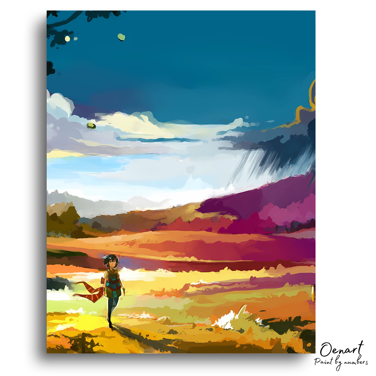 Anime Landscape - Anime Paint By Numbers Kit