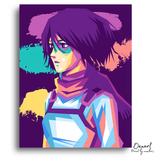 Attack on Titan: Mikasa - Anime Paint By Numbers Kit