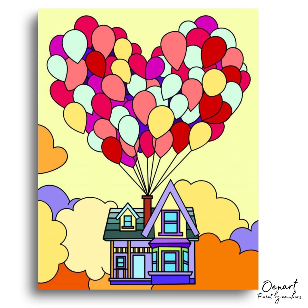 Ballons: Paint By Numbers Kit