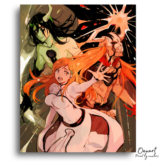 Bleach: Ulquiorra Ichigo and Orihime - Anime Diamond Painting