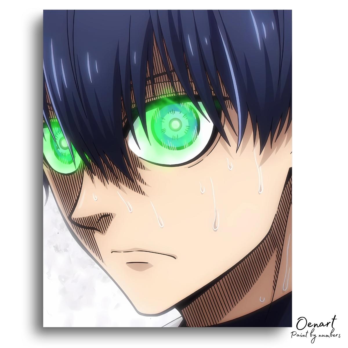 Blue Lock: Green Eyes - Anime Paint By Numbers Kit