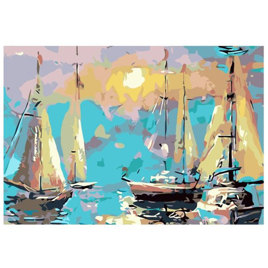 Boats - Paint By Numbers Kit