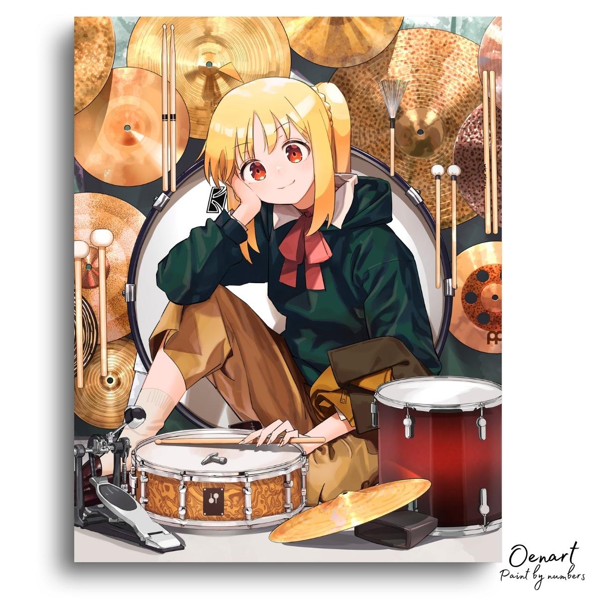 Bocchi the Rock: Drums - Anime Diamond Painting