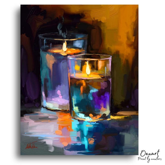 Candle: Paint By Numbers Kit