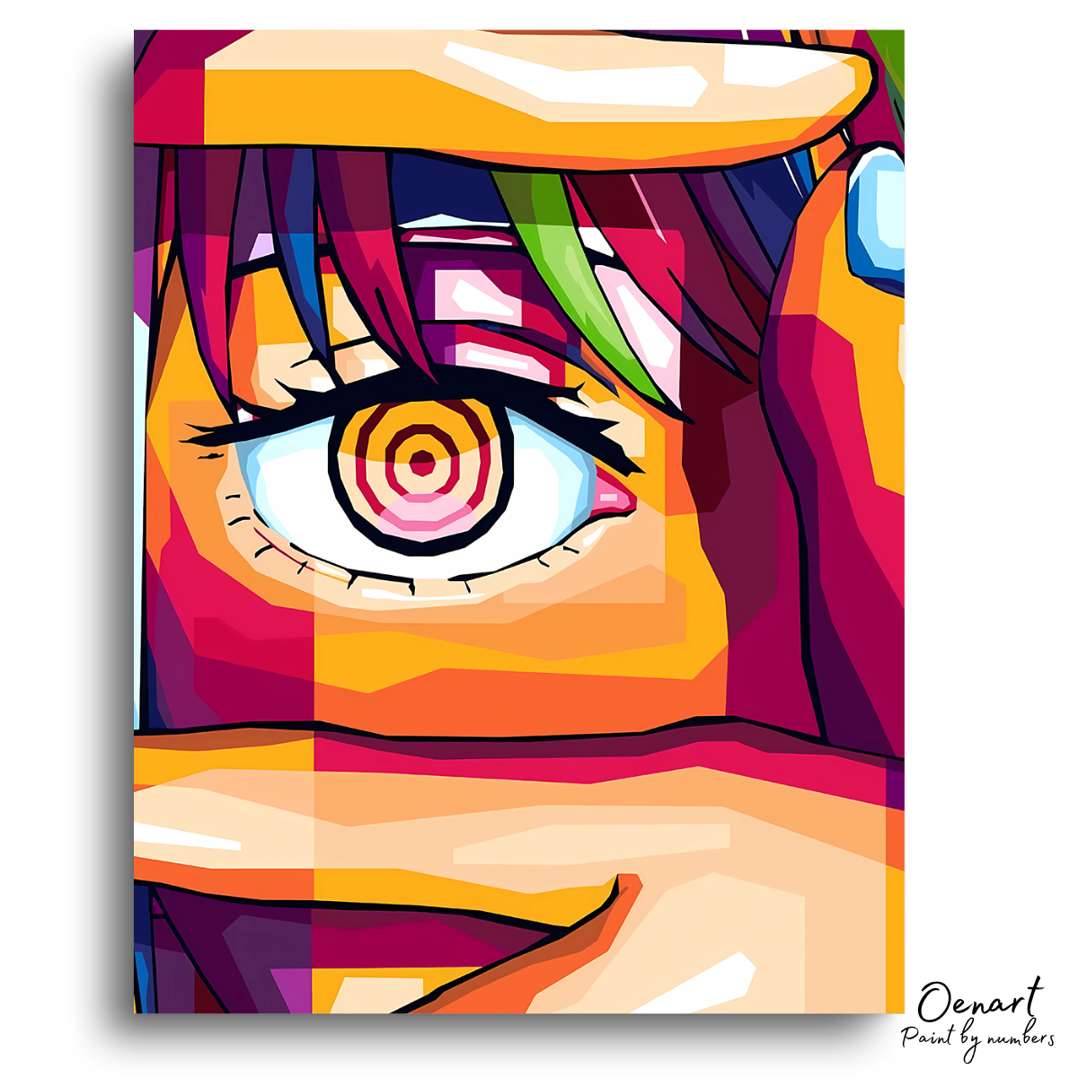 Chainsaw Man: Makima Eye Pop Art - Anime Paint By Numbers Kit