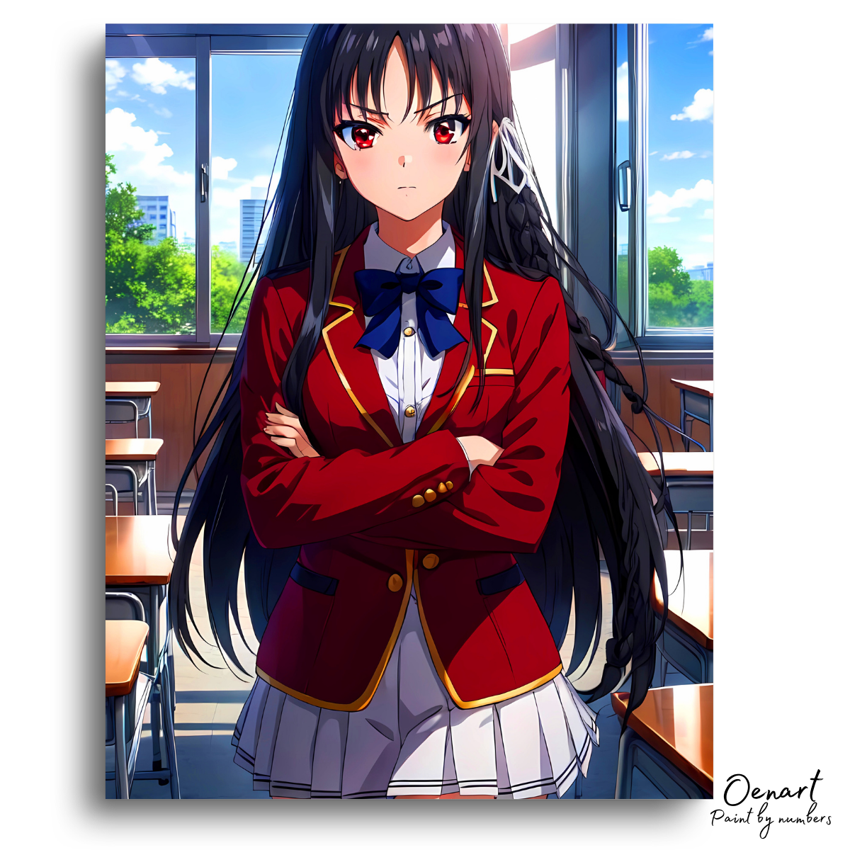 Classroom of The Elite: Suzune Horikita - Anime Paint By Numbers kit