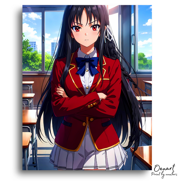 Classroom of The Elite: Suzune Horikita - Anime Paint By Numbers kit