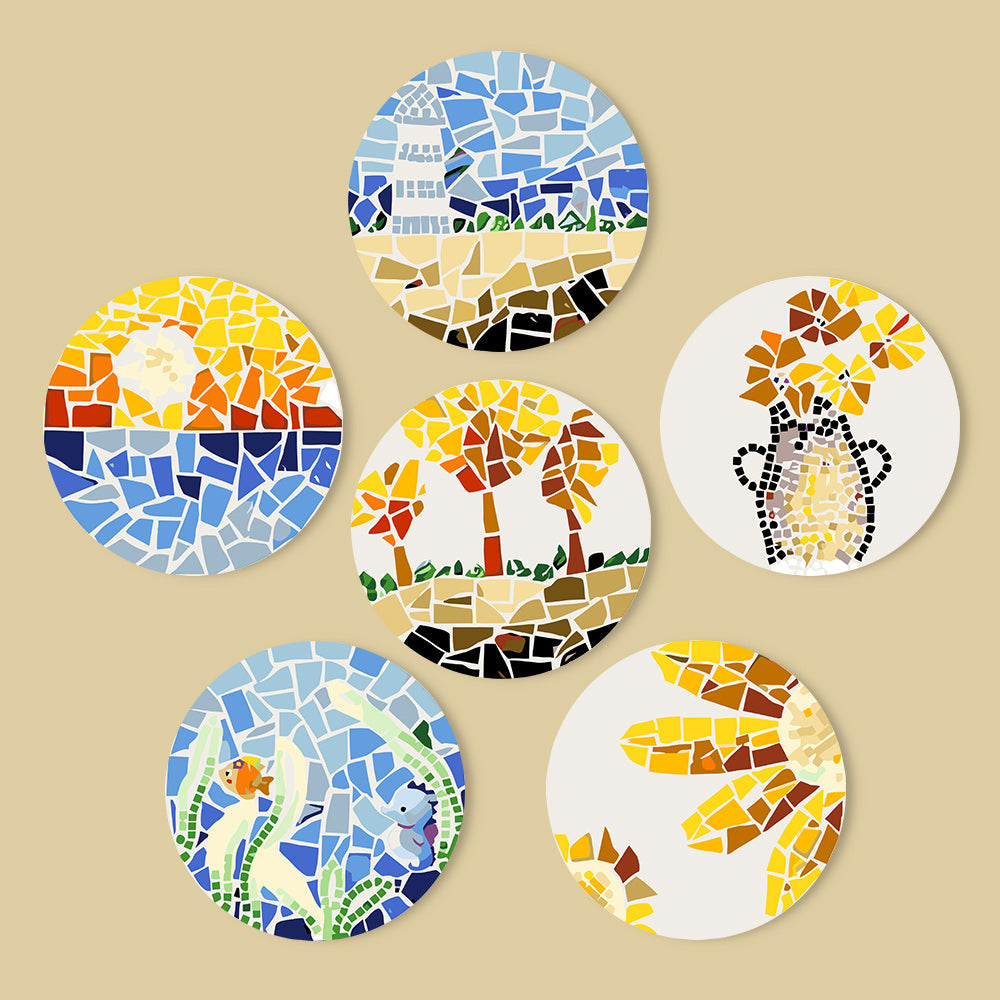 Coastal Mosaic Placemat Paint Kit