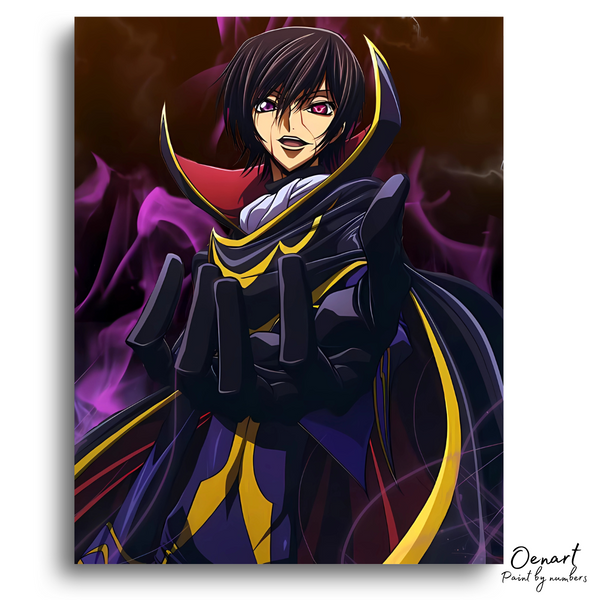 Code Geass: Dark Prince - Anime Paint By Numbers Kit