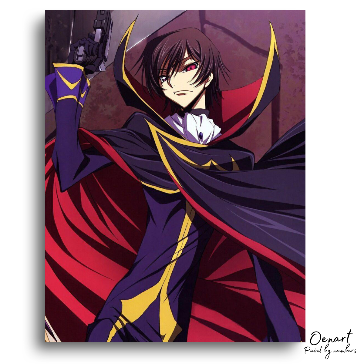 Code Geass: The Black Knight - Anime Paint By Numbers Kit