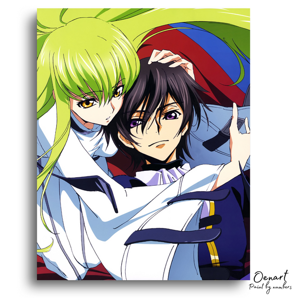 Code Geass: Zero x CC - Anime Paint By Numbers Kit