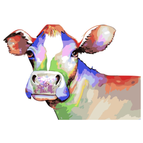 Cow Portrait: Childrens Art Set