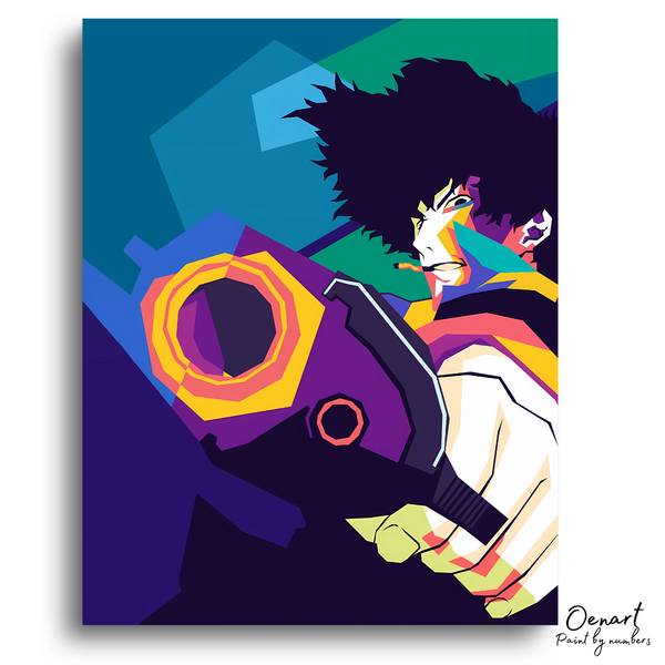 Cowboy Bebop: Spiegel Spike Pop Art - Anime Paint By Numbers Kit