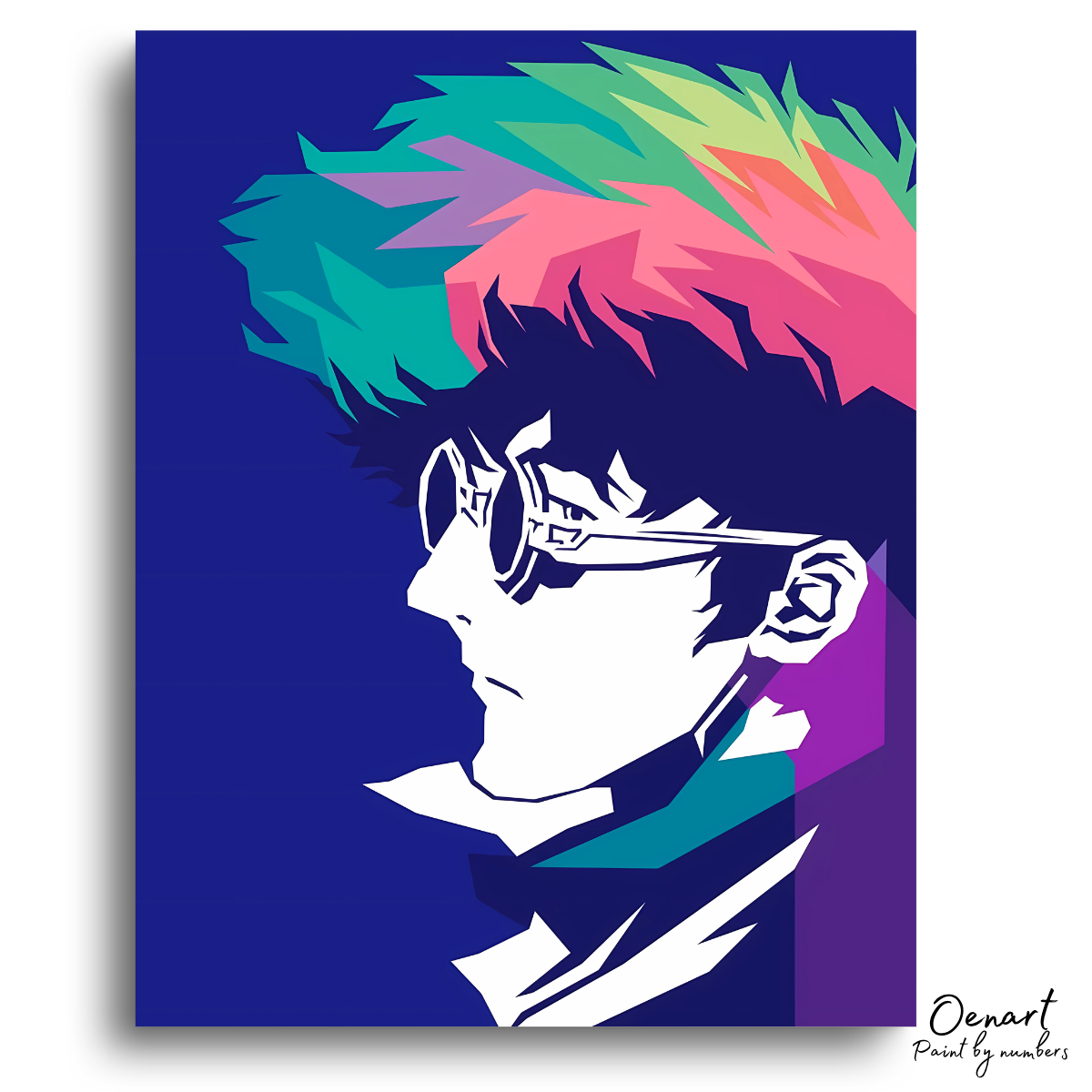 Cowboy Bebop: Spike Colorful Art - Anime Paint By Numbers Kit