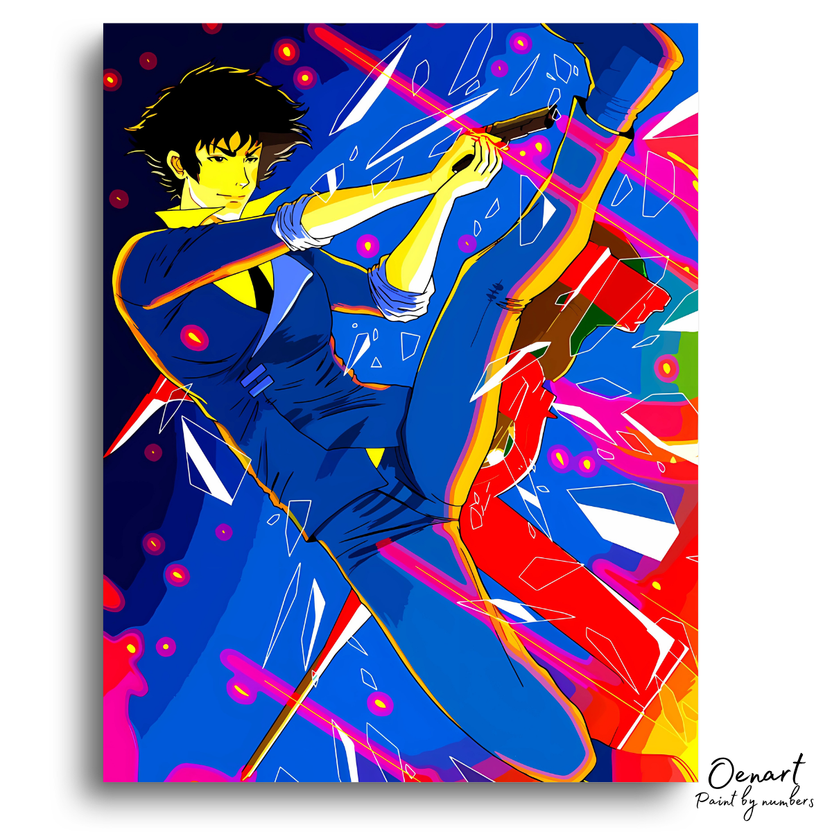 Cowboy Bebop: Spike Fighting - Anime Paint By Numbers Kit