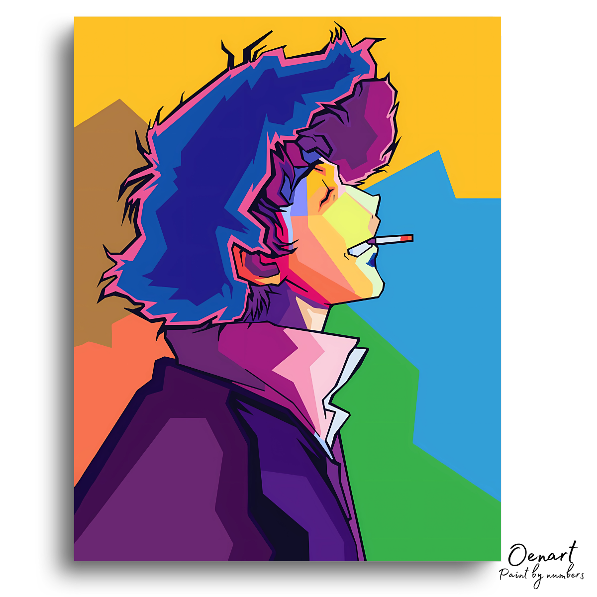 Cowboy Bebop: Spike Spiegel Pop Art - Anime Paint By Numbers Kit