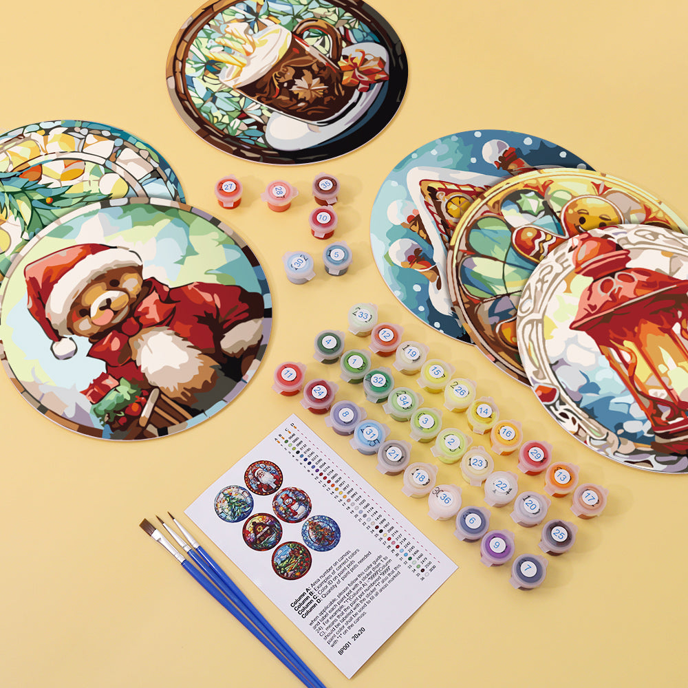 Cozy Christmas Placemat Paint Kit