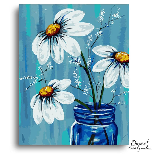 Daisy Flowers - Paint By Numbers Kit