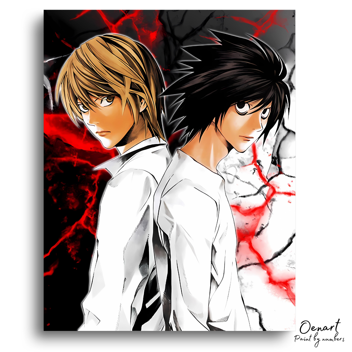 Death Note: L & Light - Anime Paint By Numbers Kit