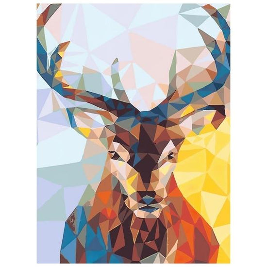 Deer And Colors - Paint By Numbers Kit