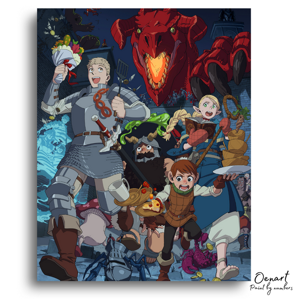 Delicious in Dungeon - Anime Paint By Numbers kit