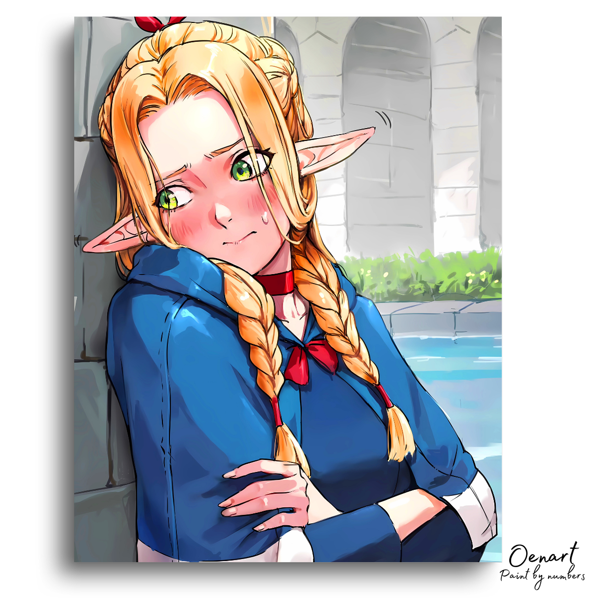 Delicious in Dungeon: Cute Marcille - Anime Paint By Numbers kit