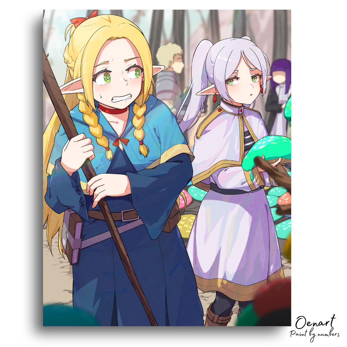 Delicious in Dungeon: Frieren and Marcille - Anime Paint By Numbers kit