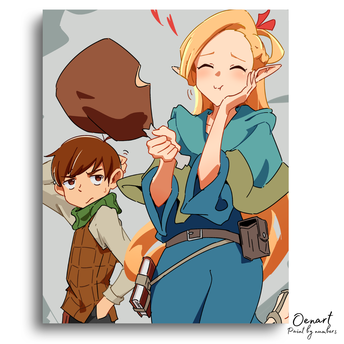 Delicious in Dungeon: Marcille & Chilchuck - Anime Paint By Numbers kit