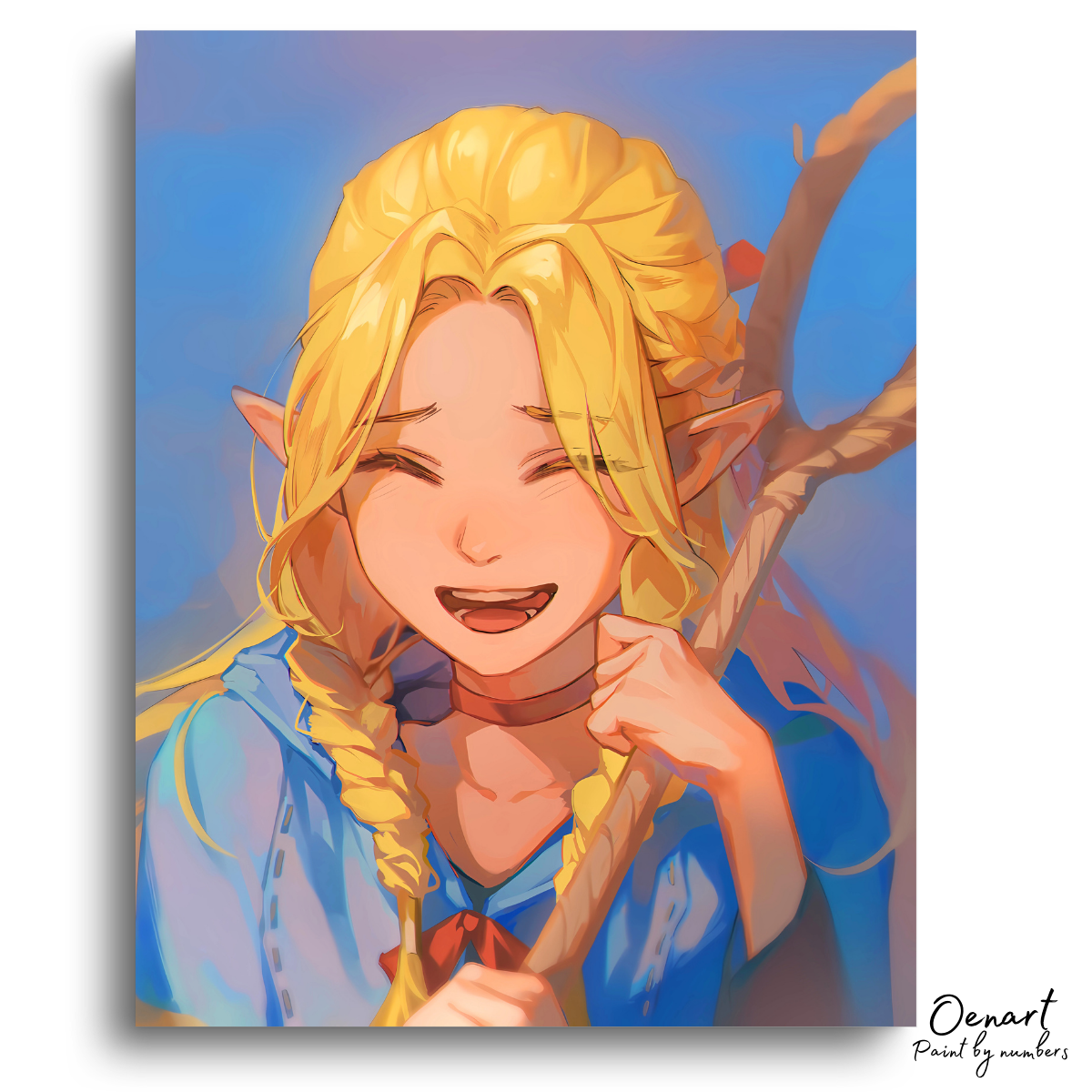 Delicious in Dungeon: Marcille Laughing - Anime Paint By Numbers kit