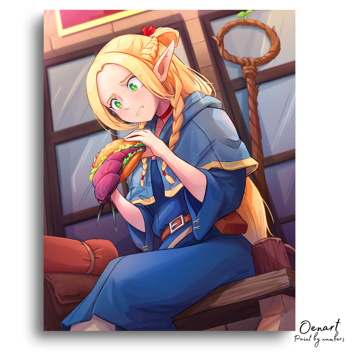 Delicious in Dungeon: Marcille Trying to Eat - Anime Diamond Painting