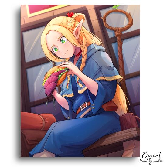 Delicious in Dungeon: Marcille Trying to Eat - Anime Diamond Painting