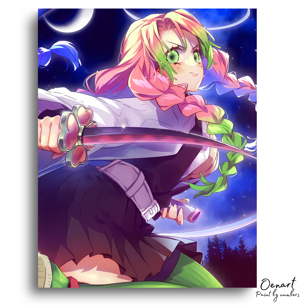 Demon Slayer: Mitsuri Love Breathing - Anime Diamond Painting