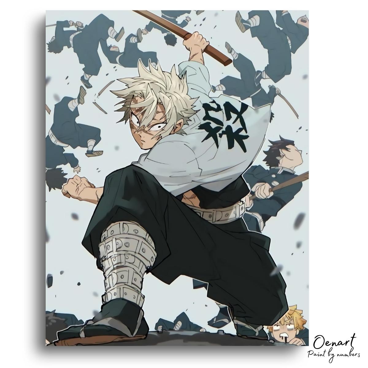 Demon Slayer: Shinazugawa - Anime Paint By Numbers Kit