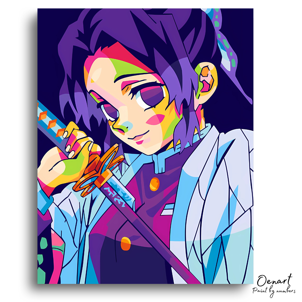 Demon Slayer: Shinobu Insect Hashira - Anime Diamond Painting