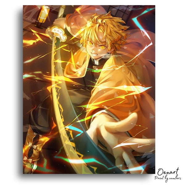 Demon Slayer - Zenitsu - Anime Diamond Painting