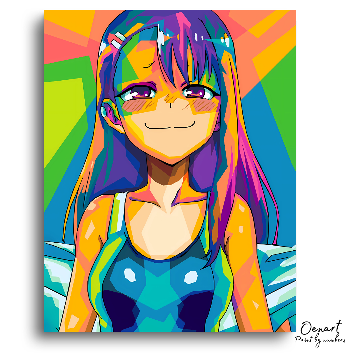 Don't Toy with Me, Miss Nagatoro: Nagatoro Pop Art - Anime Paint By Numbers Kit