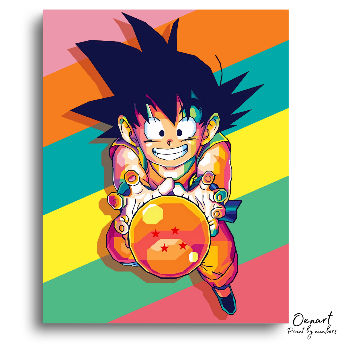 Dragon Ball: Goku - Anime Paint By Numbers Kit