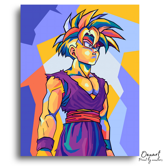 Dragon Ball Z: Gohan - Anime Paint By Numbers Kit