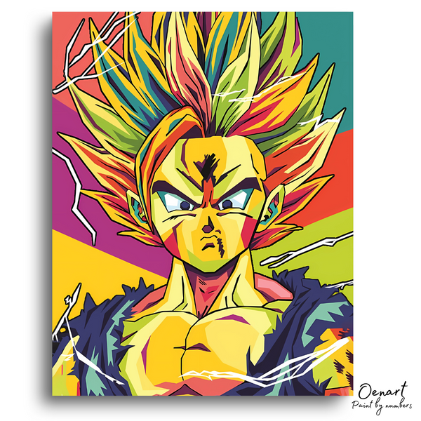Dragon Ball Z: Gohan Super Saiyan 2 - Anime Diamond Painting