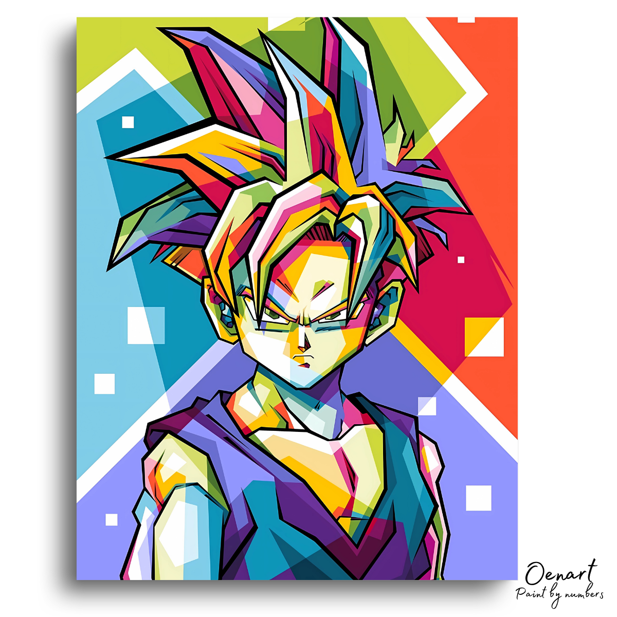 Dragon Ball Z: Gohan Super Saiyan - Anime Paint By Numbers Kit