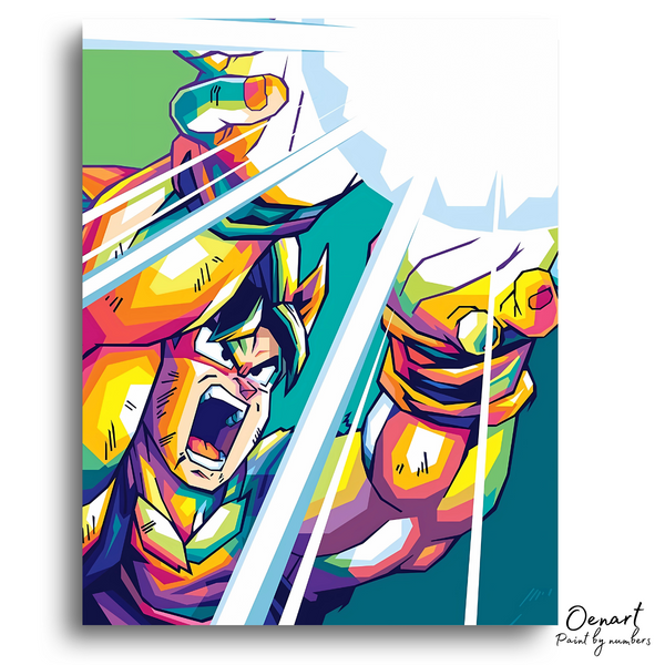 Dragon Ball Z: Goku Kamehameha - Anime Diamond Painting