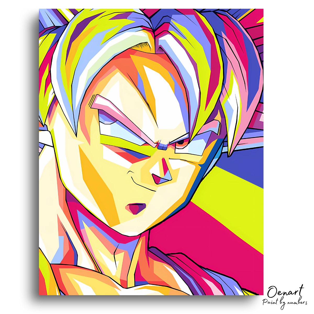 Dragon Ball Z: Goku Smiling - Anime Paint By Numbers Kit