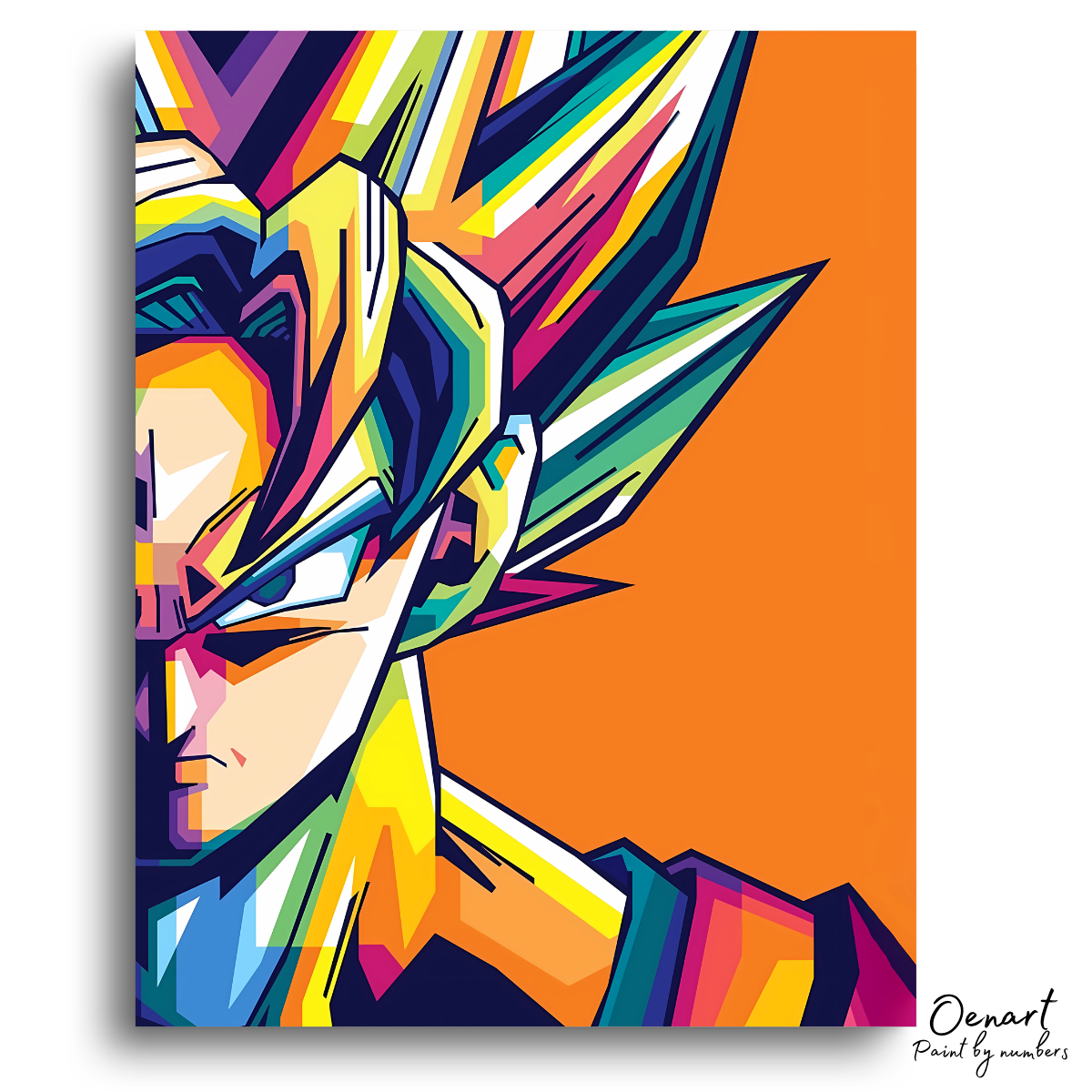 Dragon Ball Z: Goku Super Saiyan 1 - Anime Paint By Numbers Kit