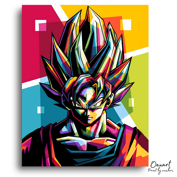 Dragon Ball Z: Goku Super Saiyan - Anime Diamond Painting