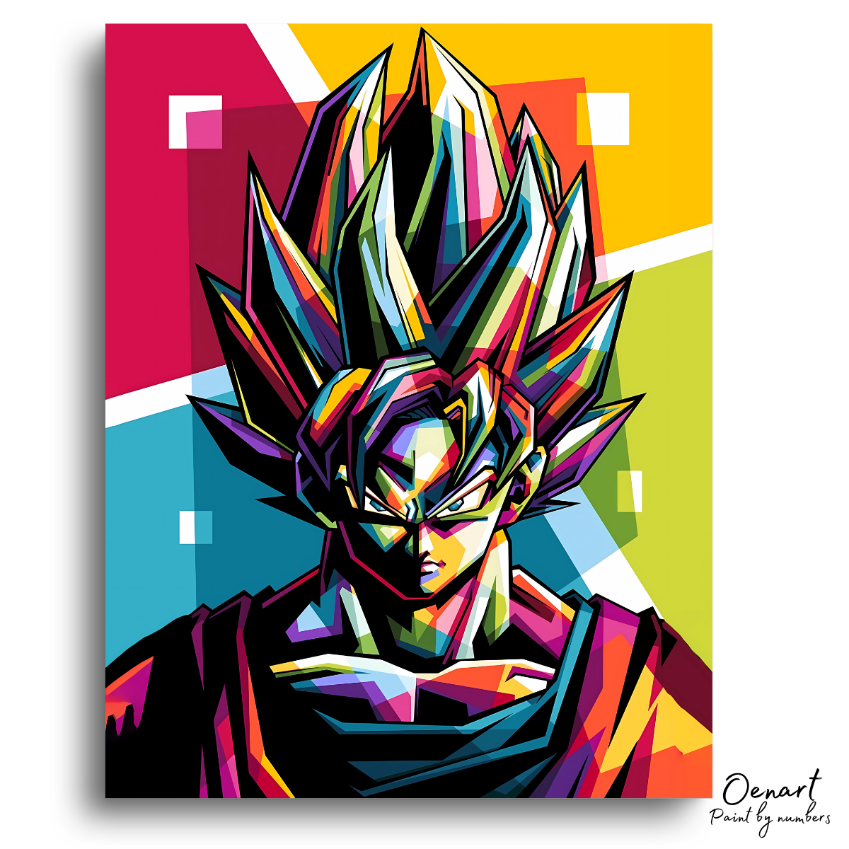 Dragon Ball Z: Goku Super Saiyan - Anime Paint By Numbers Kit