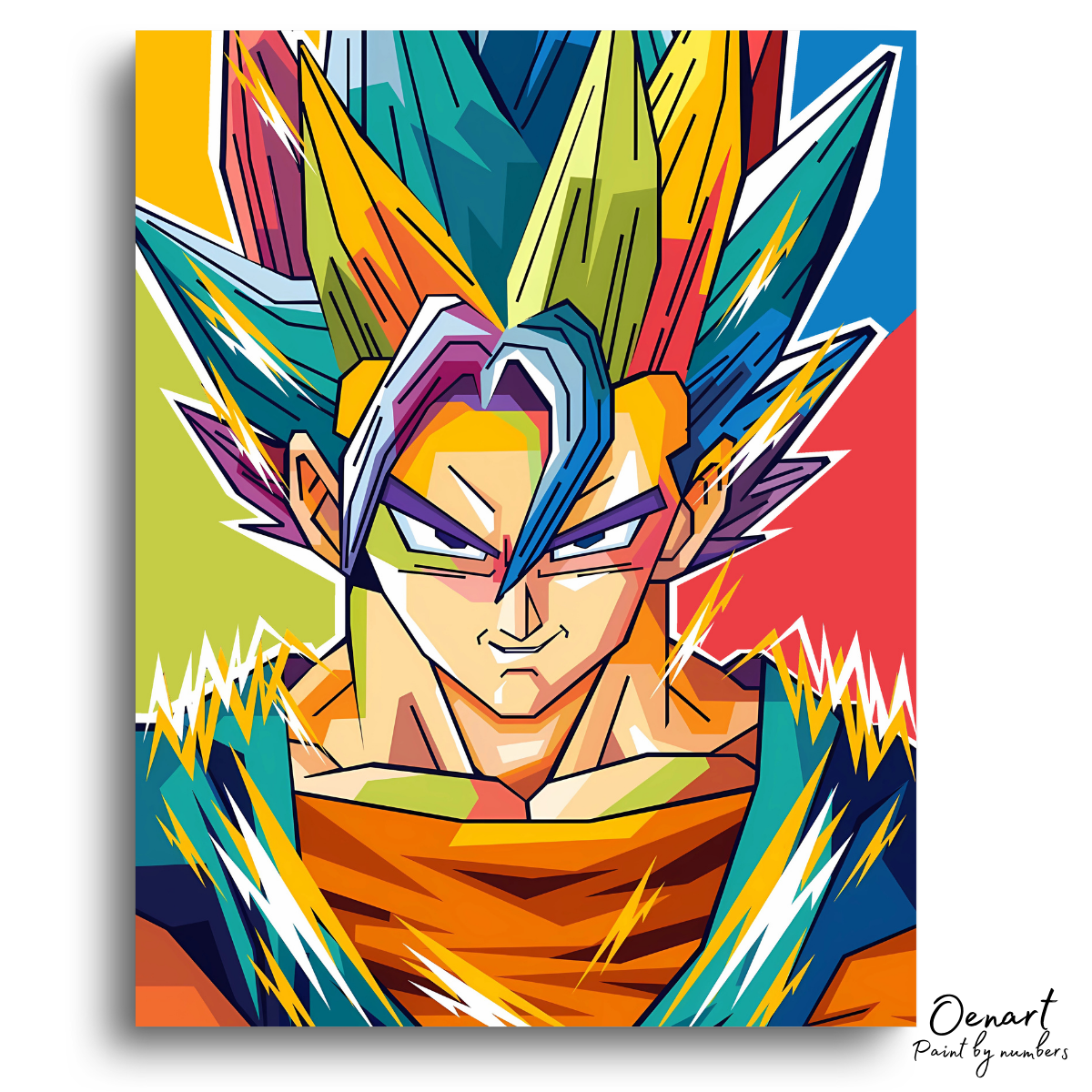Dragon Ball Z: Goku Super Saiyan Smile - Anime Diamond Painting